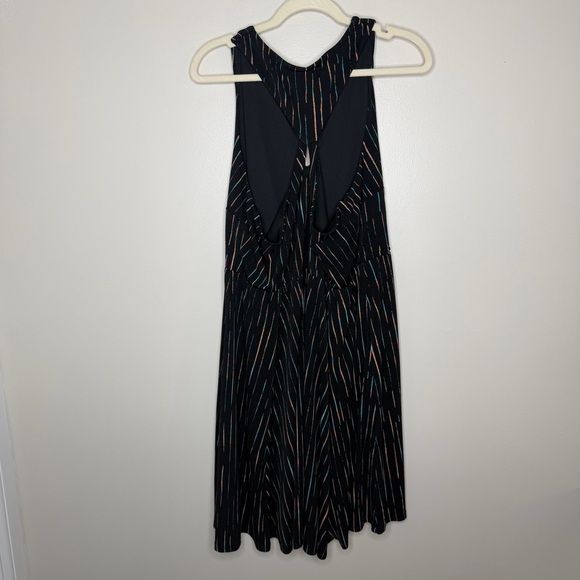 Torrid Black Midi Dress with Stripes - Picture 6 of 11